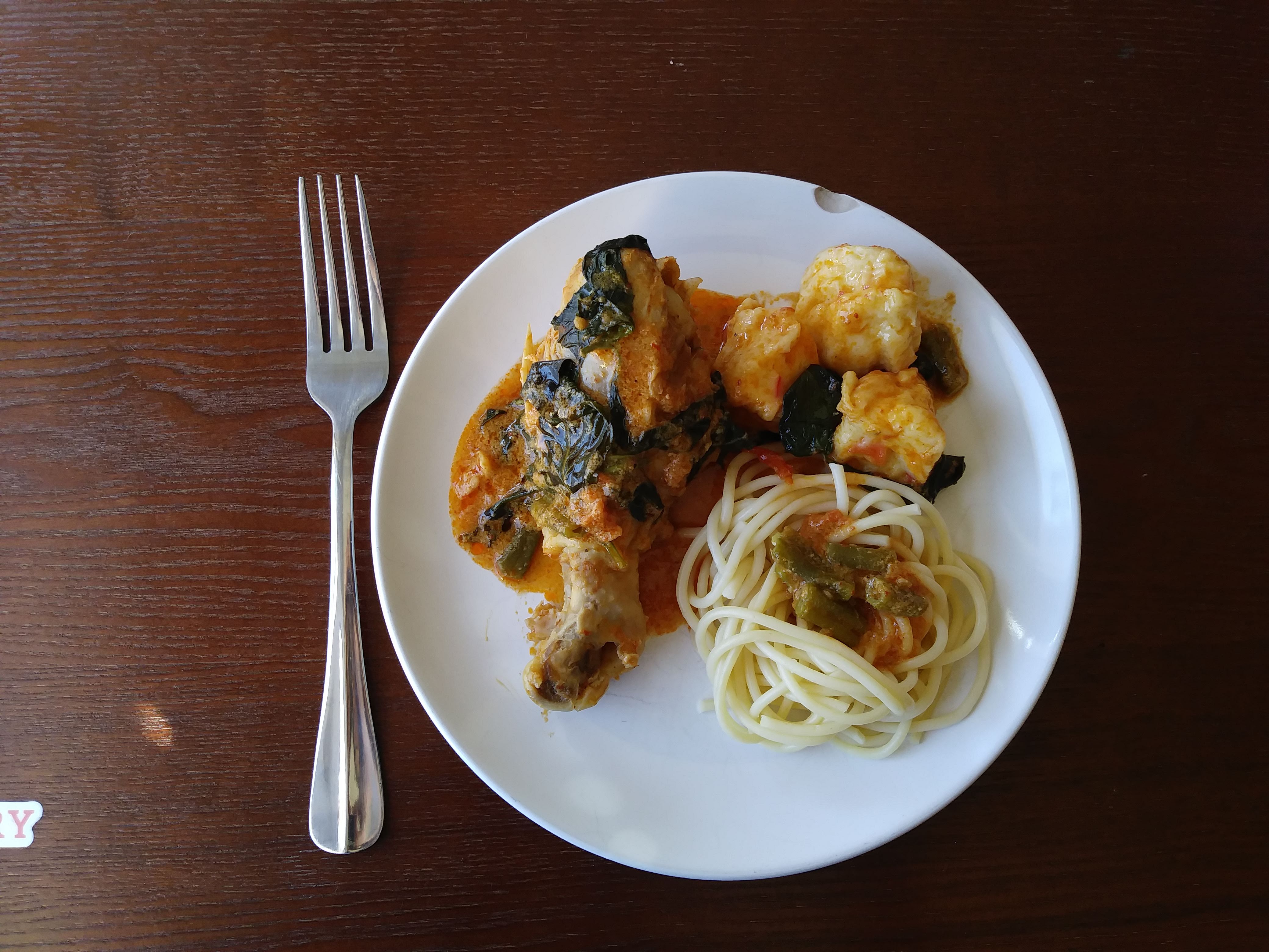 Homemade Thai dish